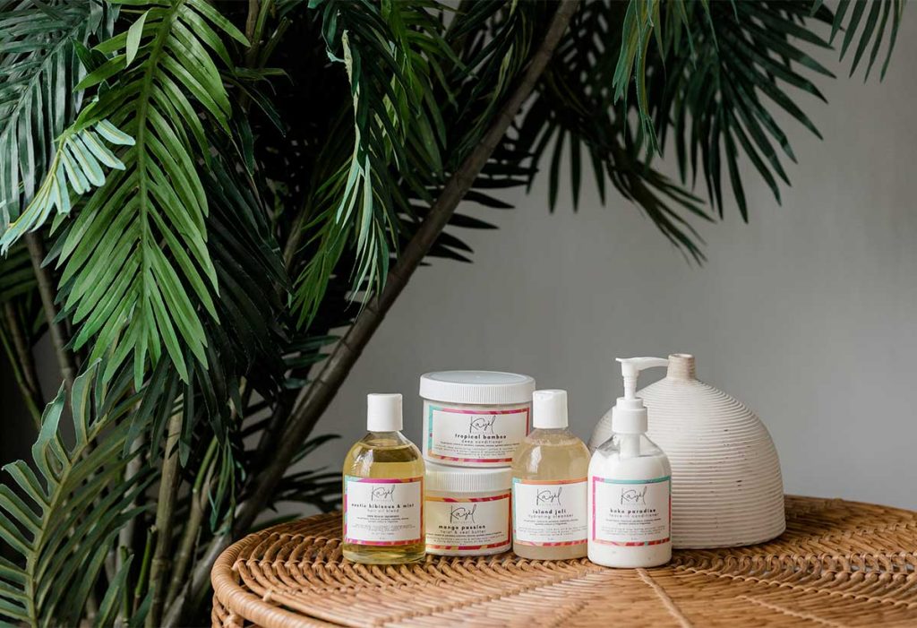 Kayèl Naturals Tropical Quench Collection.